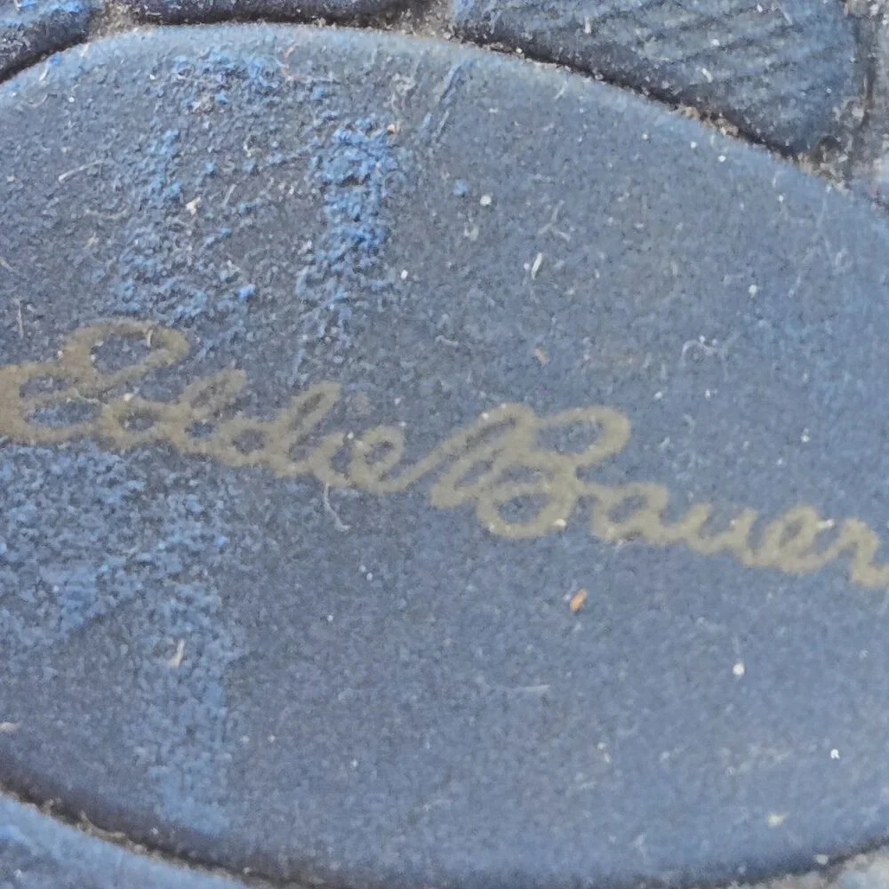 Eddie Bauer Rocky Sport Sandals Boys Size 2 Gray Blue Hook & Loop